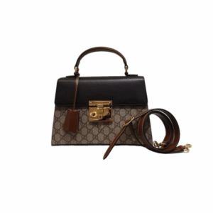 Gucci Tricolor GG Supreme Padlock Bag