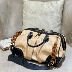 Louis Vuitton Ivory Monogram Embossed Limited Edition Stephen Bag