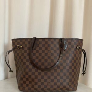 Louis Vuitton Damier Ebene Neverfull MM Bag