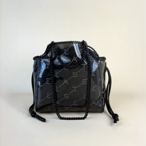 Stella Mccartney Black PVC Falabella Tote Bag
