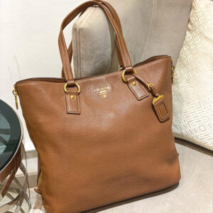 Prada Camel Vitello Daino Bag