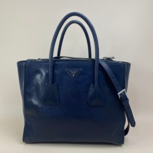 Prada Baltico Twin Pocket Double Handle Bag
