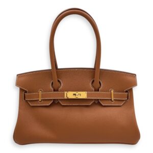 Shoulder Light Birkin 29 Gold in Evercolor, Gold hardware