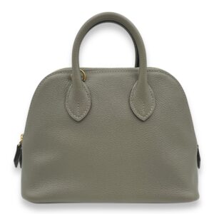 Bolide 1923 Mini Gris Meyer in Evercolor, Gold hardware