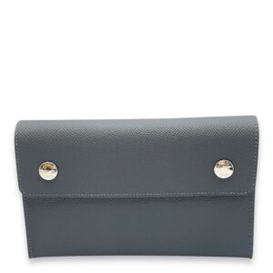 Hermesnap Ardoise Crossbody Bag in Epsom, Palladium hardware