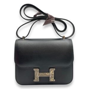 Constance 18 Black/Ombre in Monsieur/Lizard, Palladium hardware