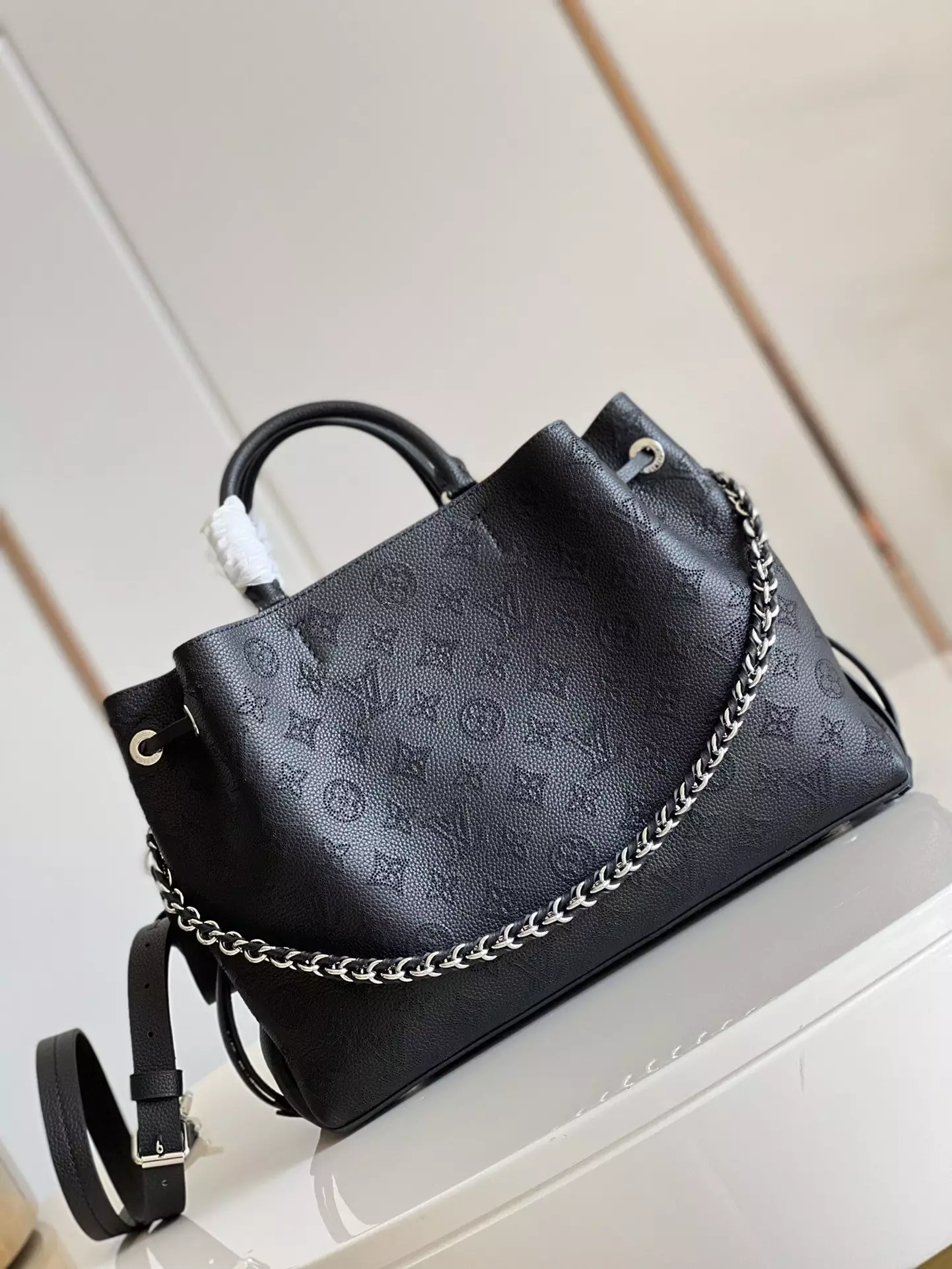 Bella Tote Black Mahina Calfskin - Repbags.ru - Image 4