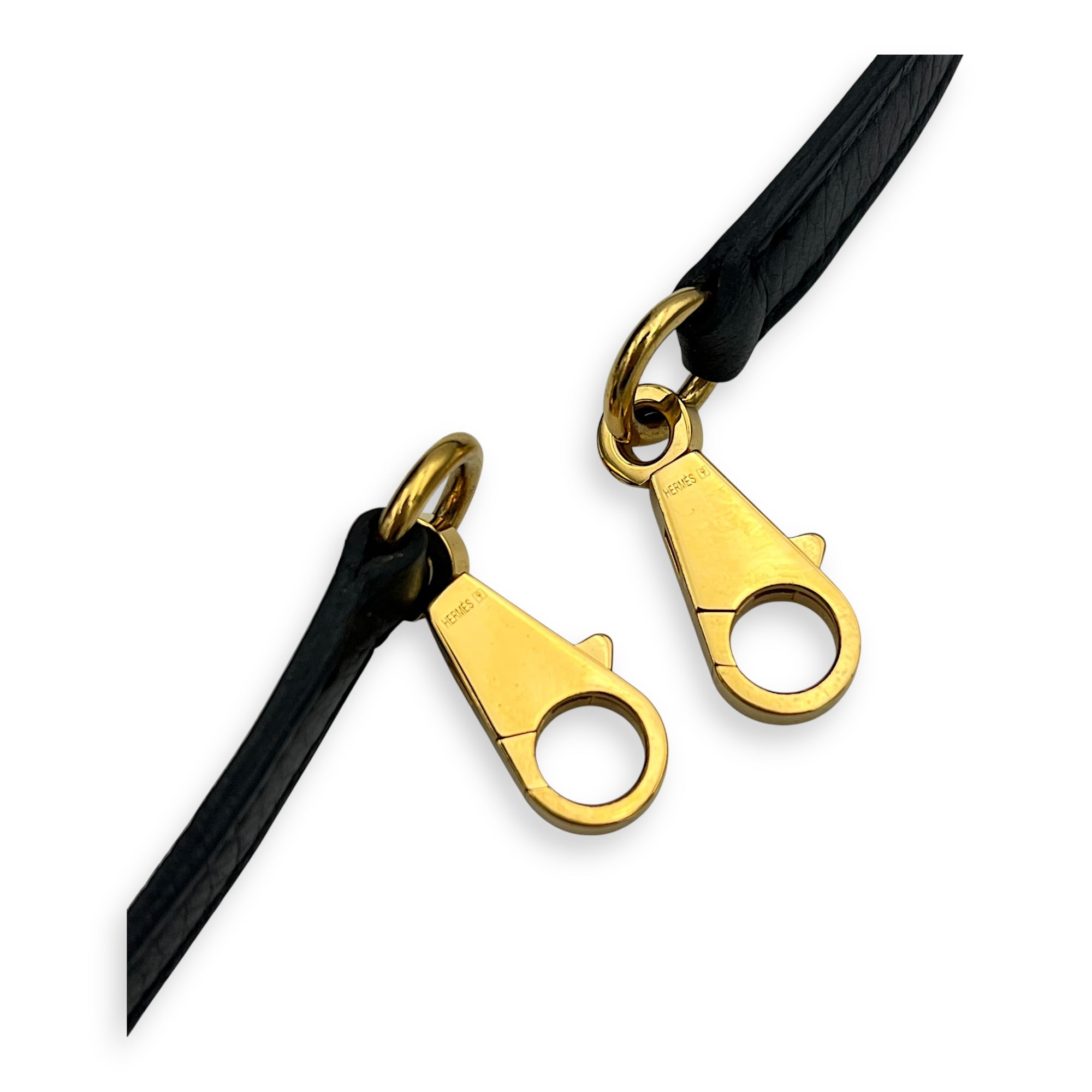 Kelly Black in Clemence, Gold hardware - Image 15