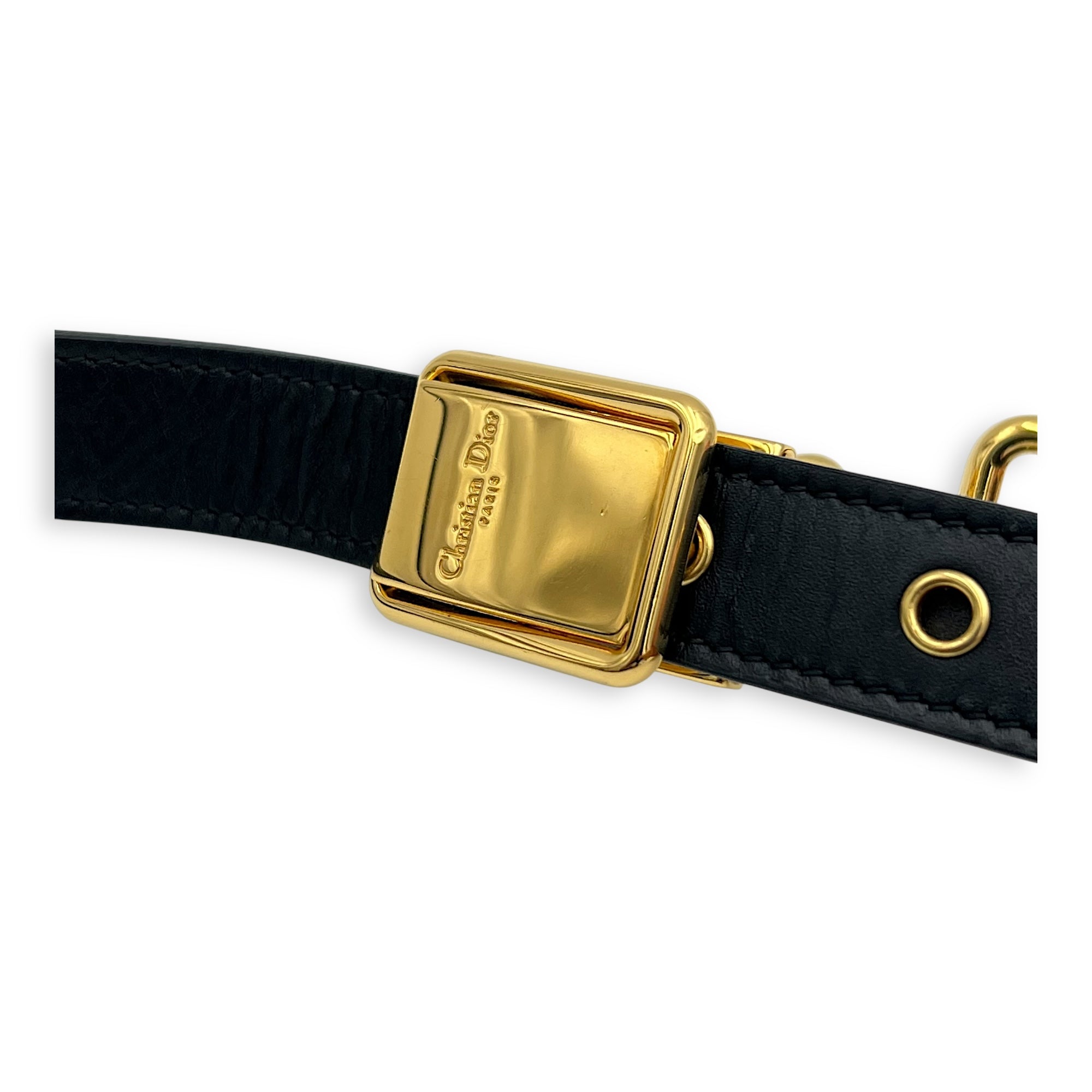 Bobby Shoulder Bag Small Black in Calfskin, Gold hardware - Image 16