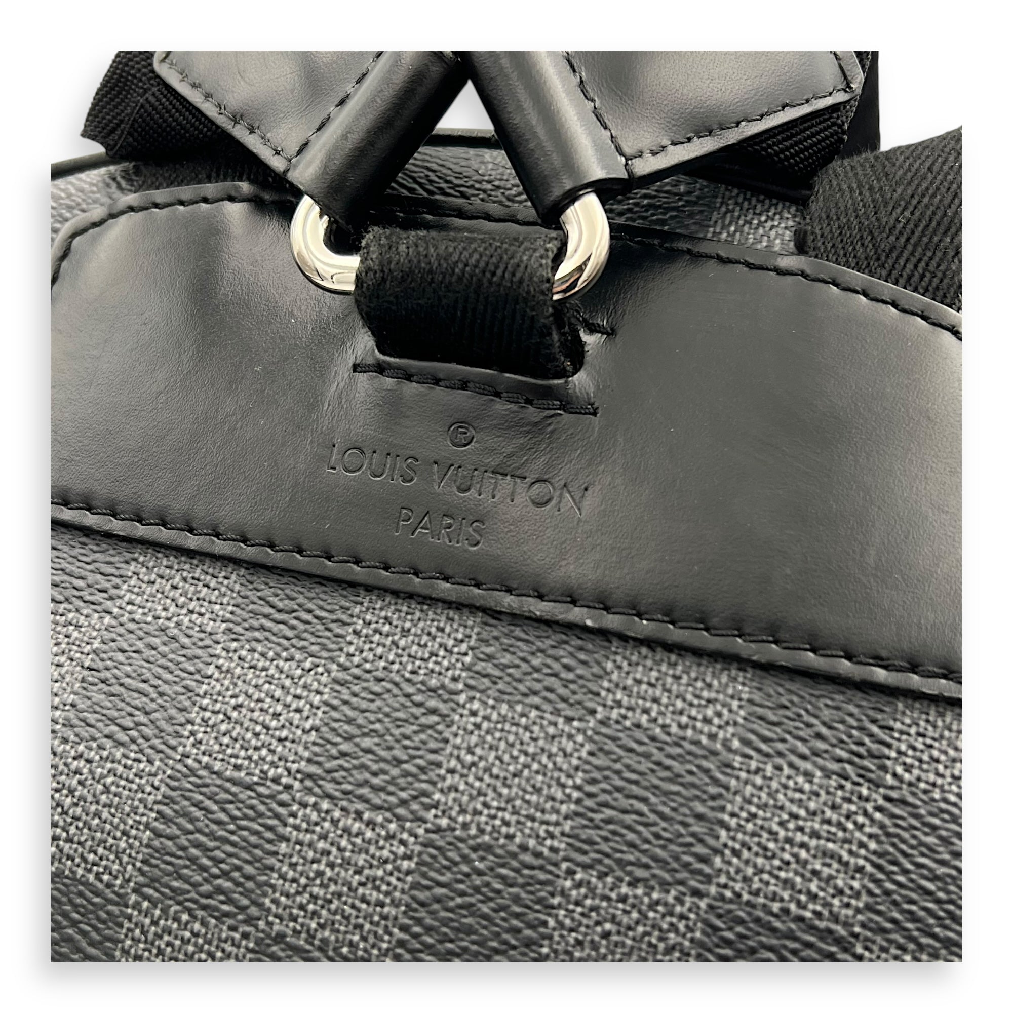 Josh Backpack Graphite in Coated Canvas, Silver hardware - Image 9