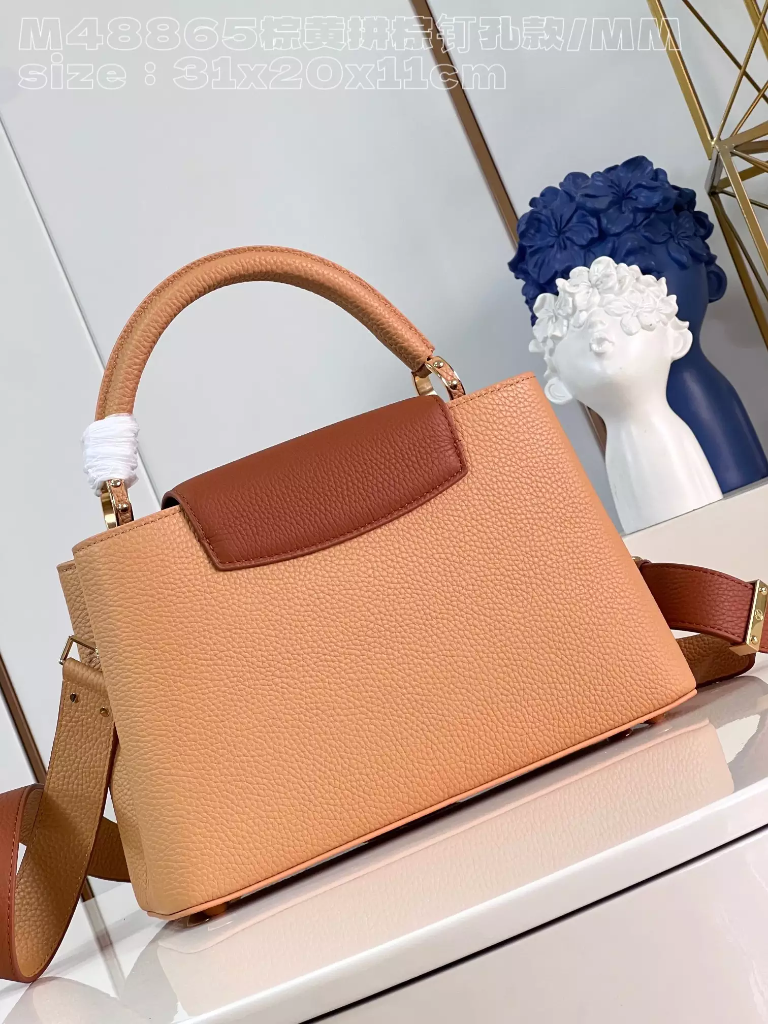 Capucines MM Arizona Brown/ Cognac - Repbags.ru - Image 6