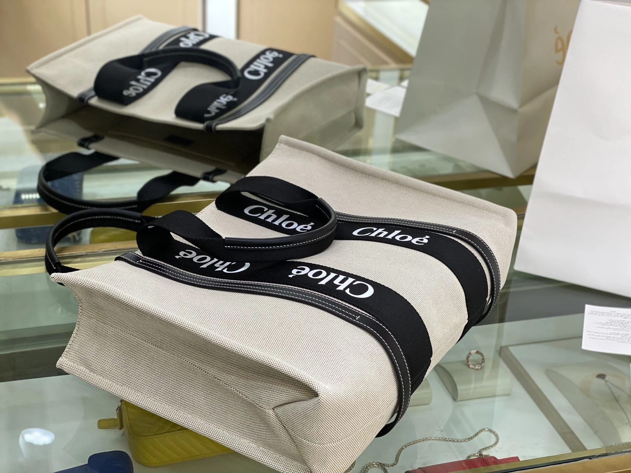 Chloé Large Woody Tote Bag - MB034 - Image 8