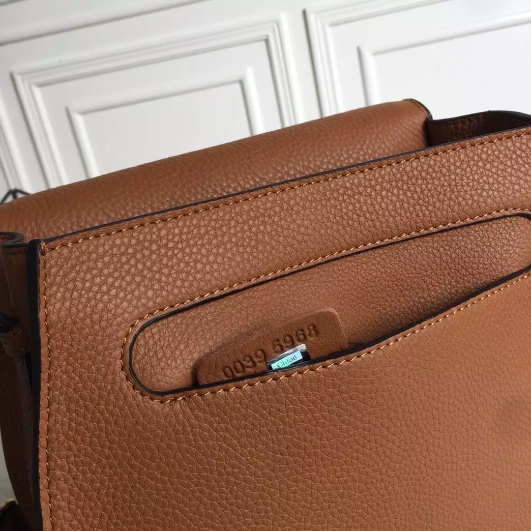 Chloé Marcie Tan Medium Saddle Bag - Repbags.ru - Image 10