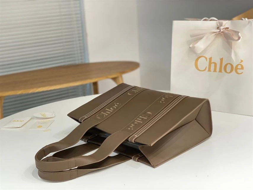 Chloé Medium Woody Tote Bag - MB005 - Image 7