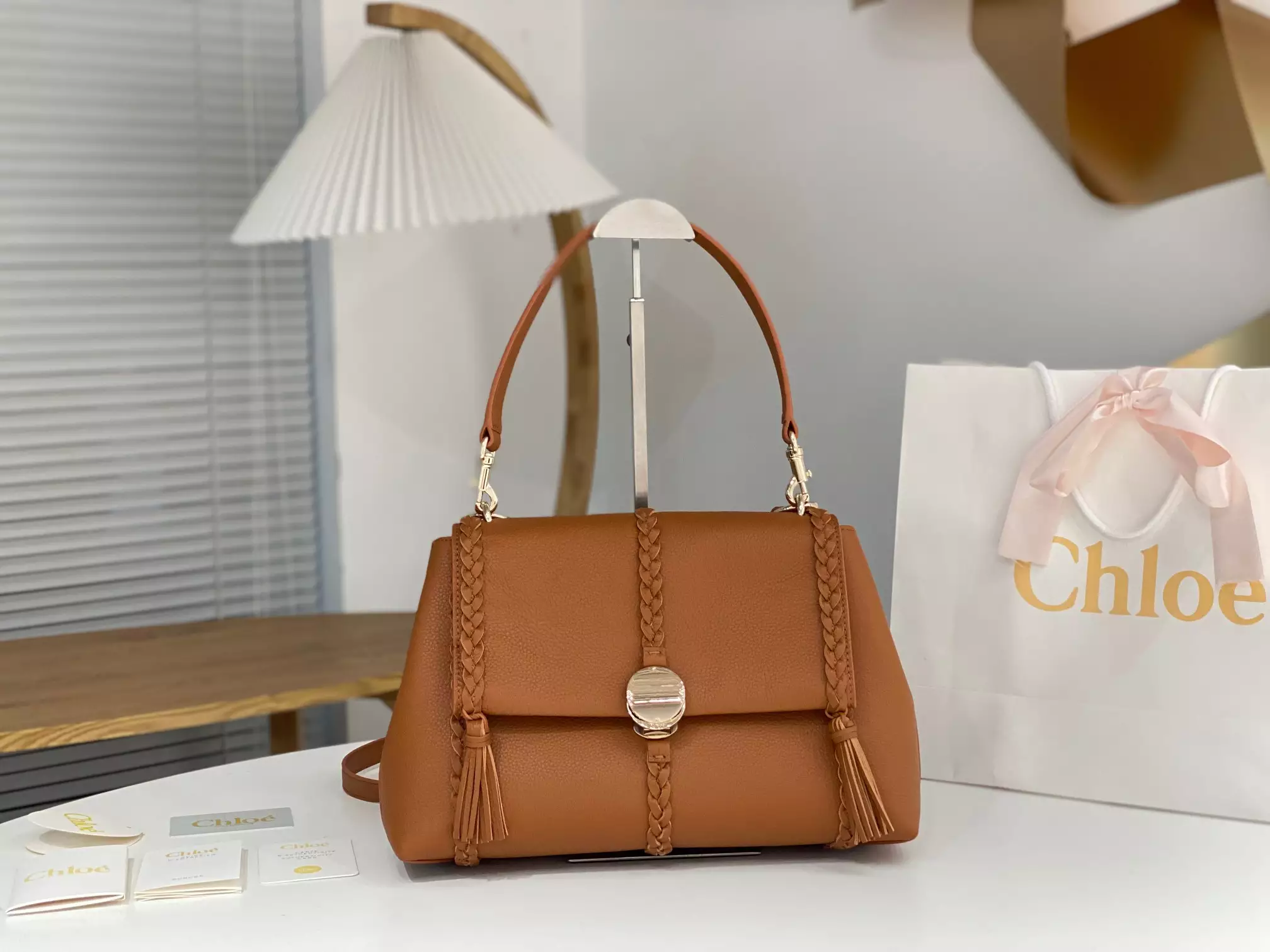 Chloé Penelope Medium Caramel Leather - Repbags.ru - Image 3