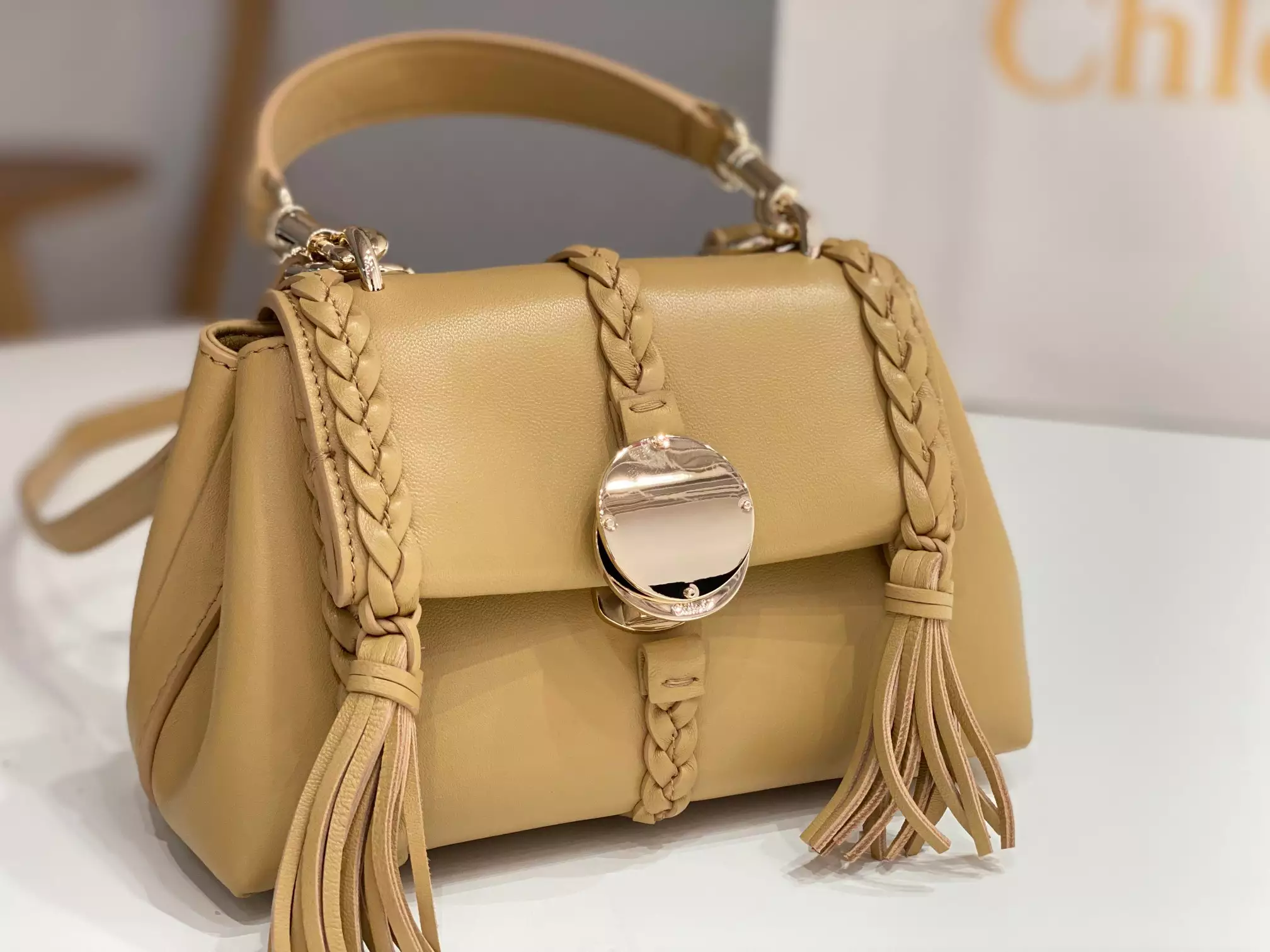 Chloé Penelope Mini Soft Softy Yellow Leather - Repbags.ru - Image 5