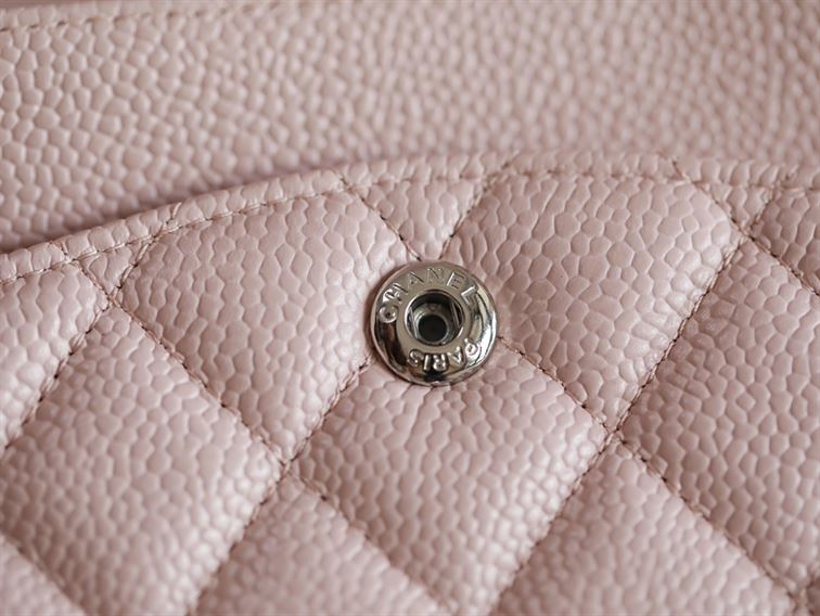 Classic Medium Double Flap Rose Clair - Image 8