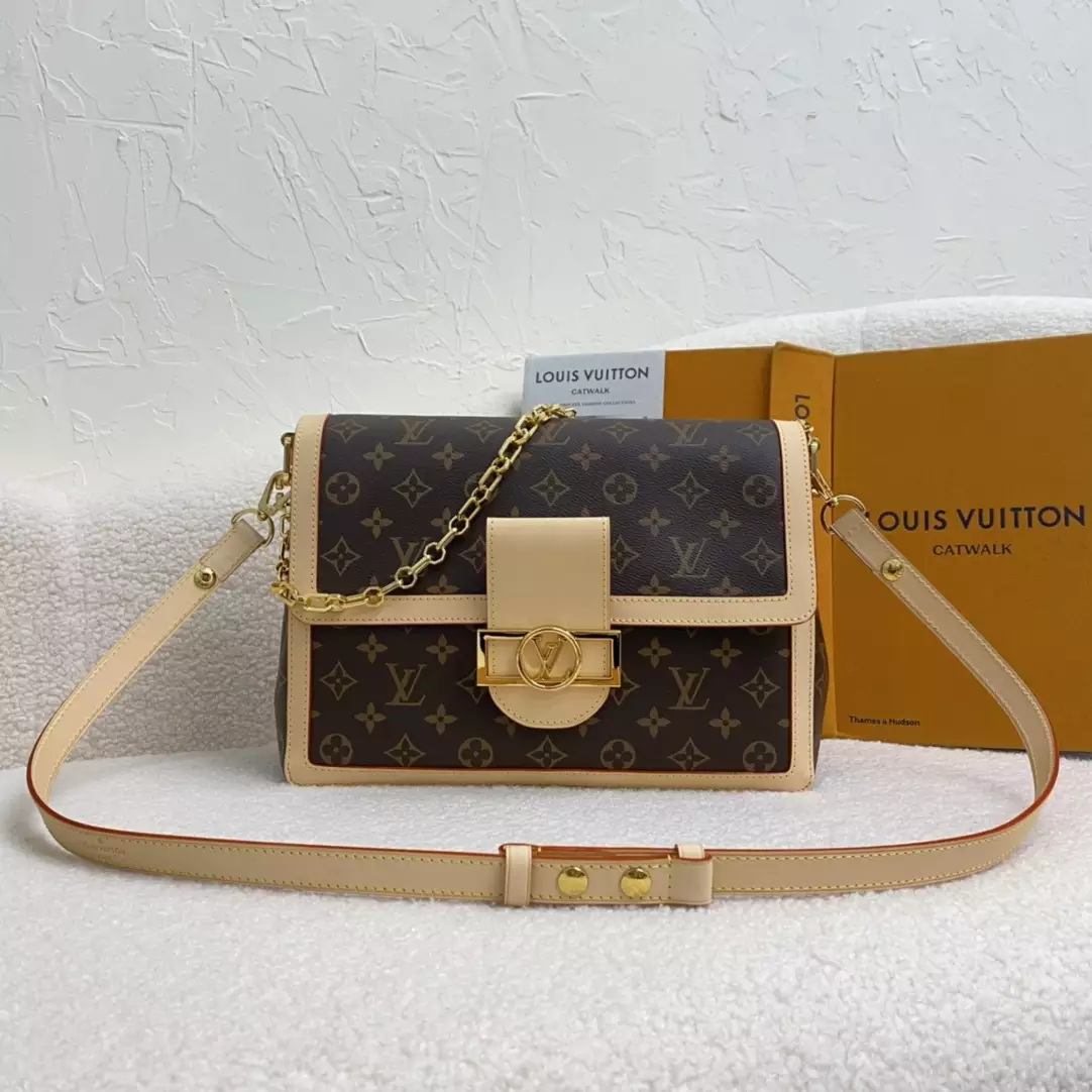 LV Dauphine Soft GM Monogram Canvas Brown - Repbags.ru - Image 5