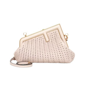 Fendi First Small Camellia Interlaced Leather Bag - Repbags.ru