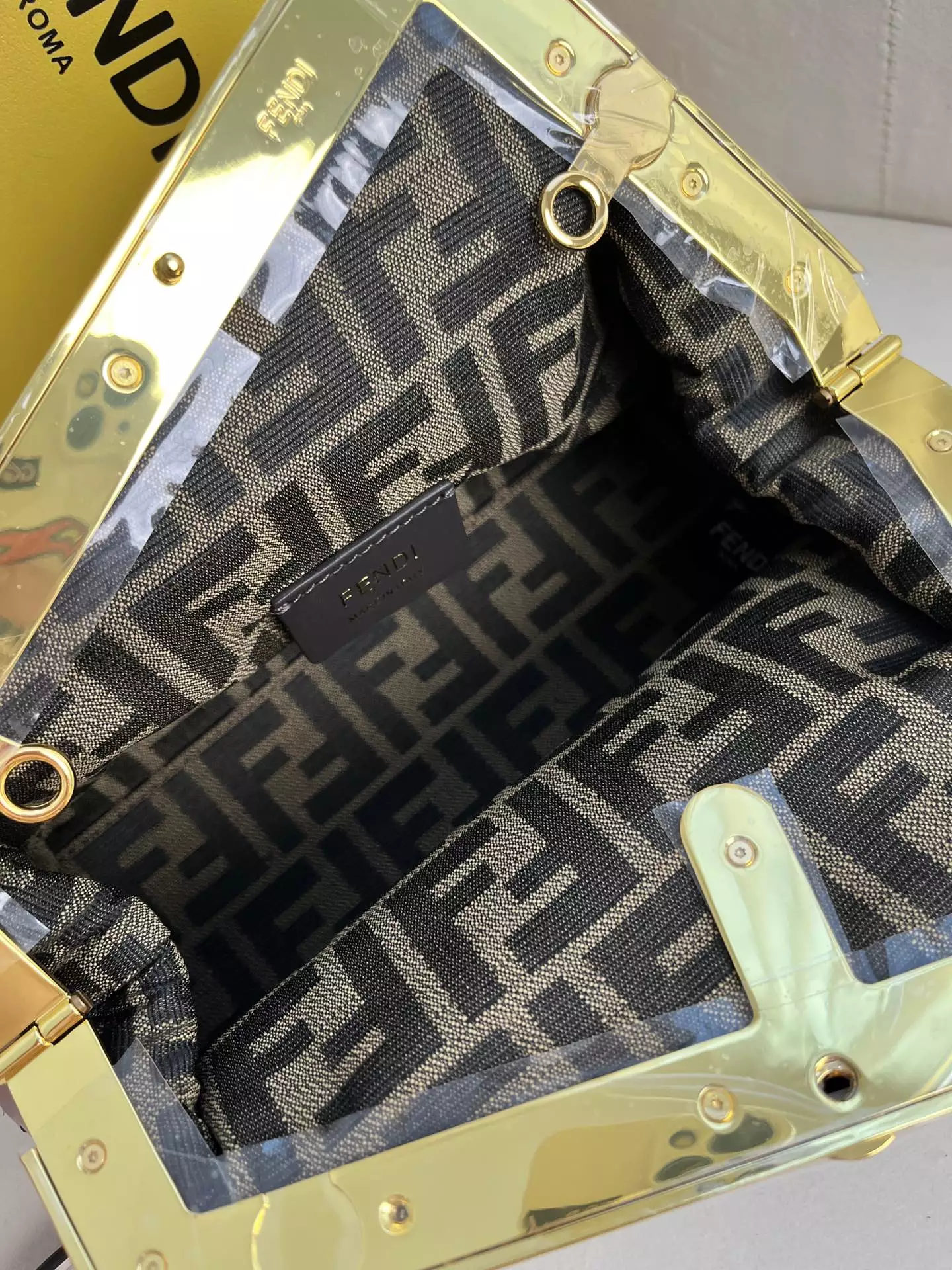 Fendi First Small Camellia Interlaced Leather Bag - Repbags.ru - Image 10