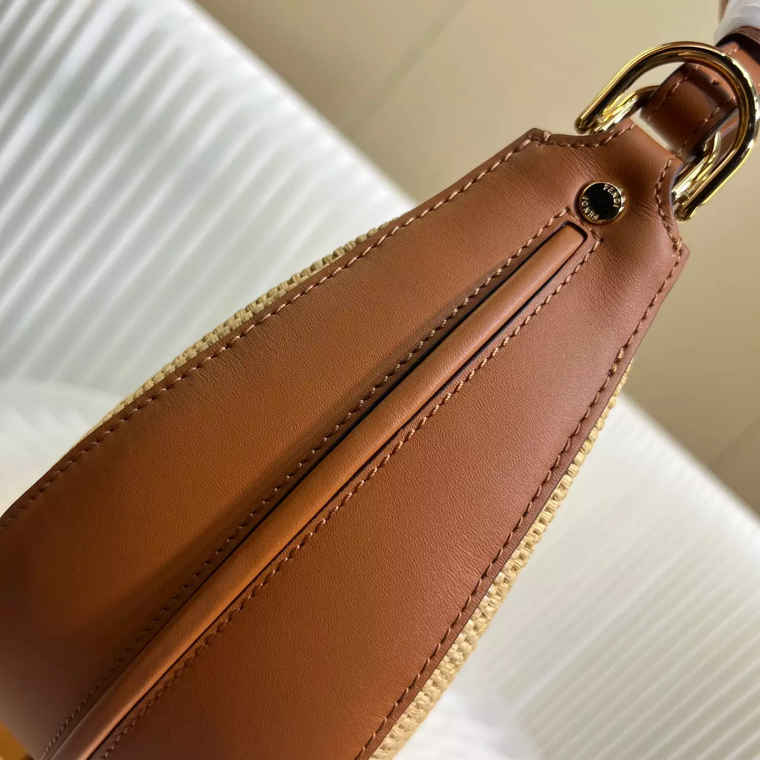 Fendigraphy Small Natural Straw Bag - Repbags.ru - Image 9