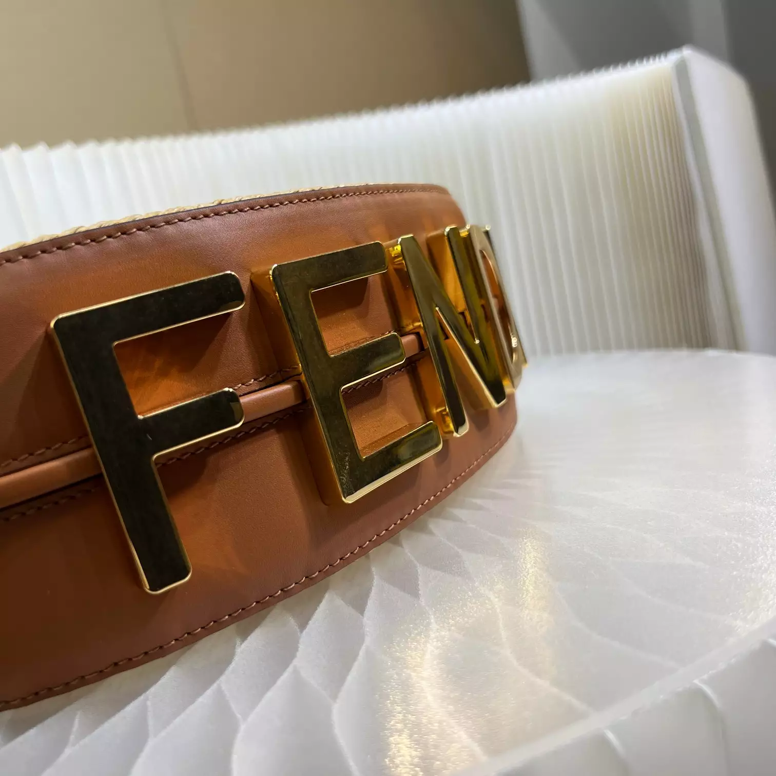 Fendigraphy Small Natural Straw Bag - Repbags.ru - Image 8