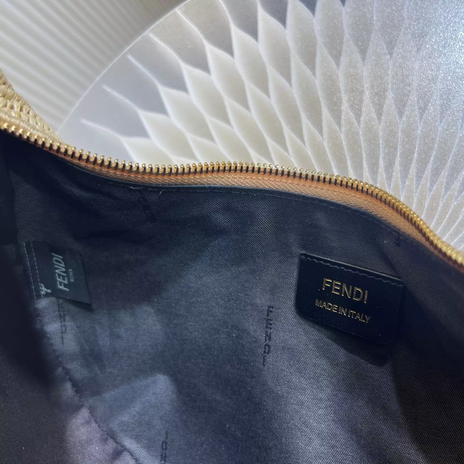 Fendigraphy Small Natural Straw Bag - Repbags.ru - Image 11