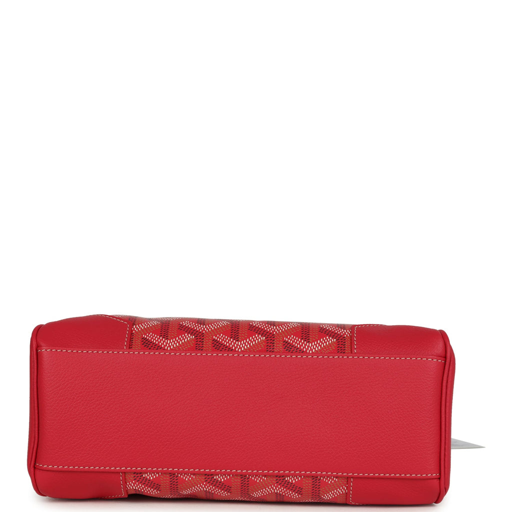 Goyard Goyardine Canvas Fuchsia Soft Saigon Mini Palladium Hardware - Image 7