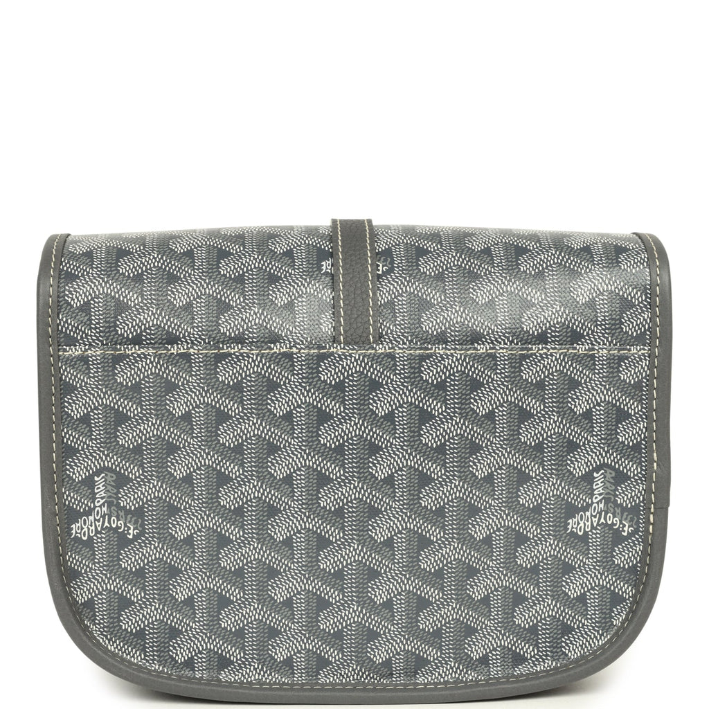 Goyard Goyardine Grey Belvedere PM Bag Palladium Hardware - Image 5