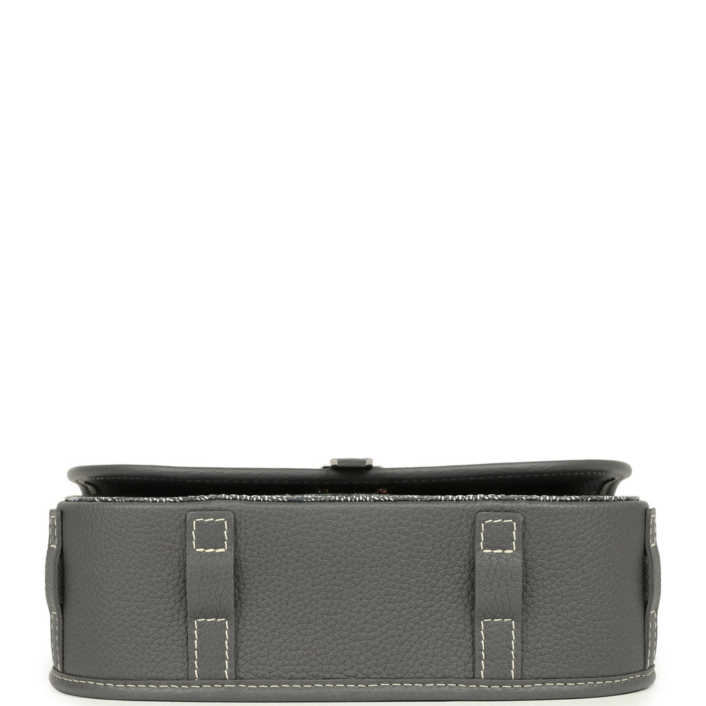 Goyard Goyardine Grey Belvedere PM Bag Palladium Hardware - Image 7