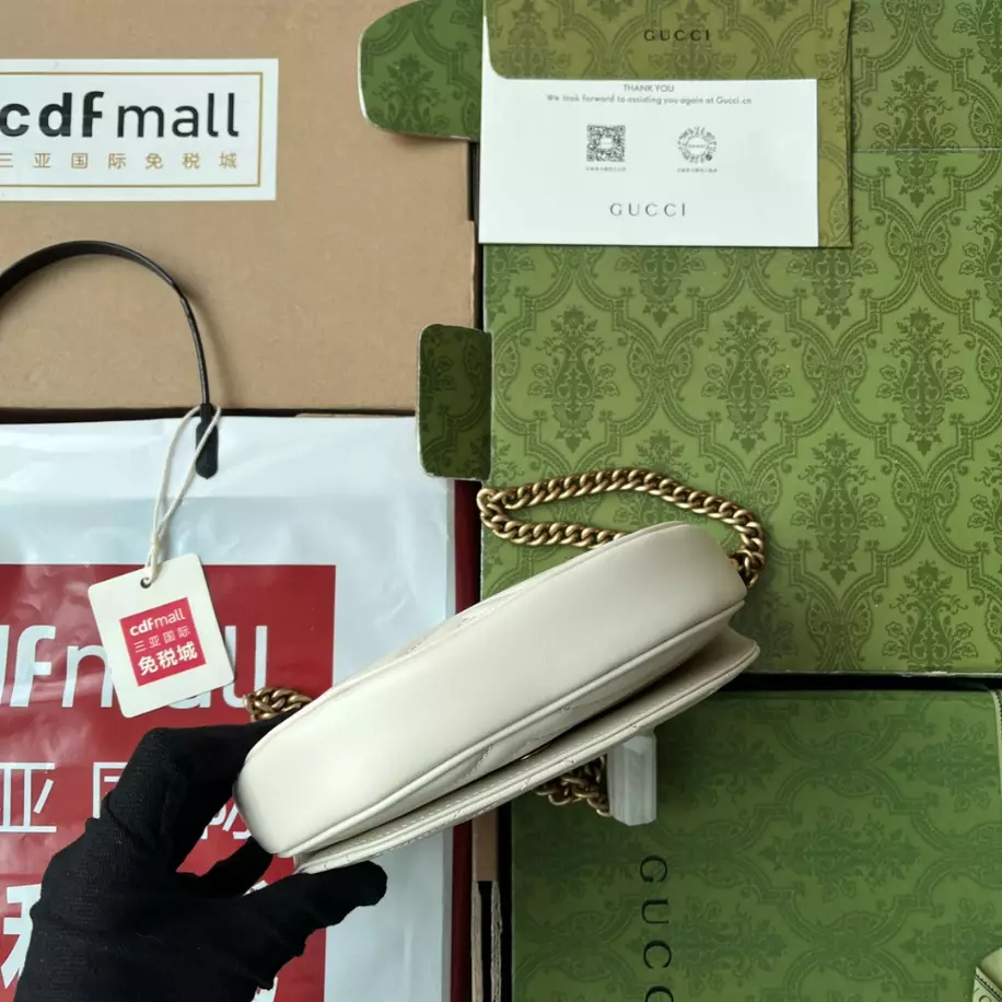 GG Marmont Matelassé Chain Mini Bag - Image 5