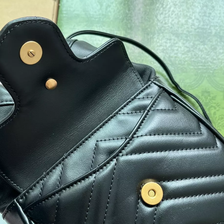 GG Marmont Mini Bucket Bag - Image 10