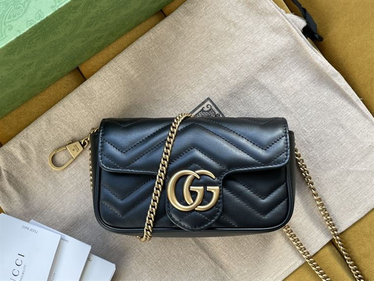 GG Marmont super mini bag Black - Image 3