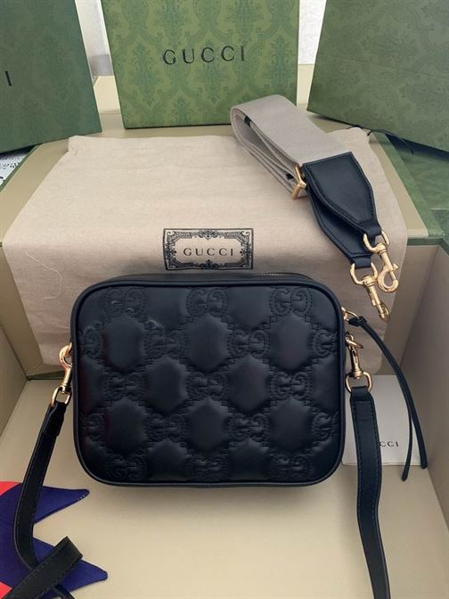 GG Matelassé small bag Black leather - GB078 - Image 4