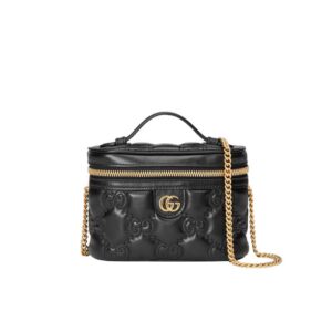 GG Matelassé top handle mini bag