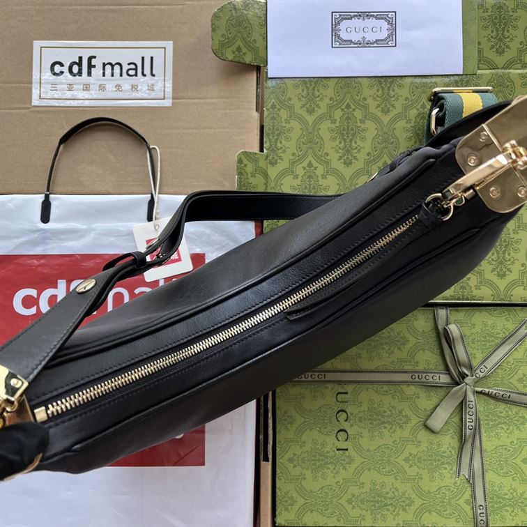 Gucci Attache large shoulder bag Black leather - Image 10