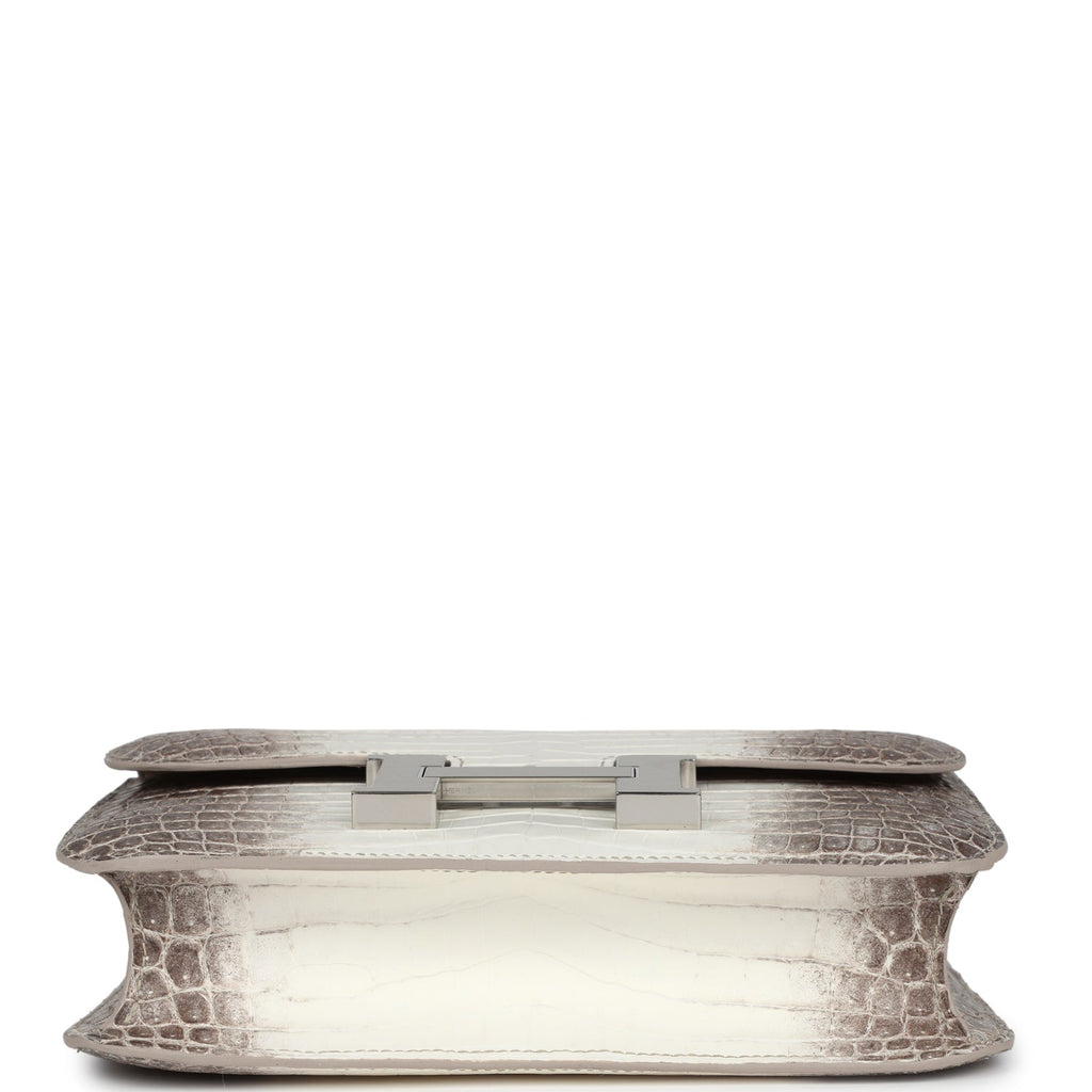 Hermes Constance 1-24 Himalaya Matte Niloticus Crocodile Palladium Hardware - Image 7