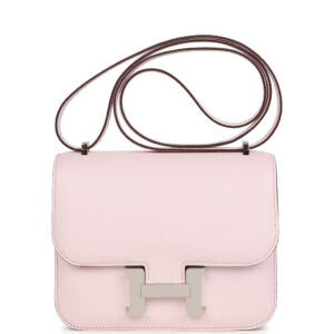 Hermes Constance 18 Rose Darling Chevre Mysore Palladium Hardware