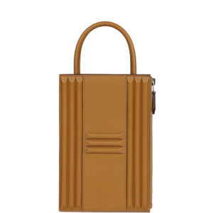 Hermes Cadena Lock Bag Poussiere Tadelakt Palladium Hardware