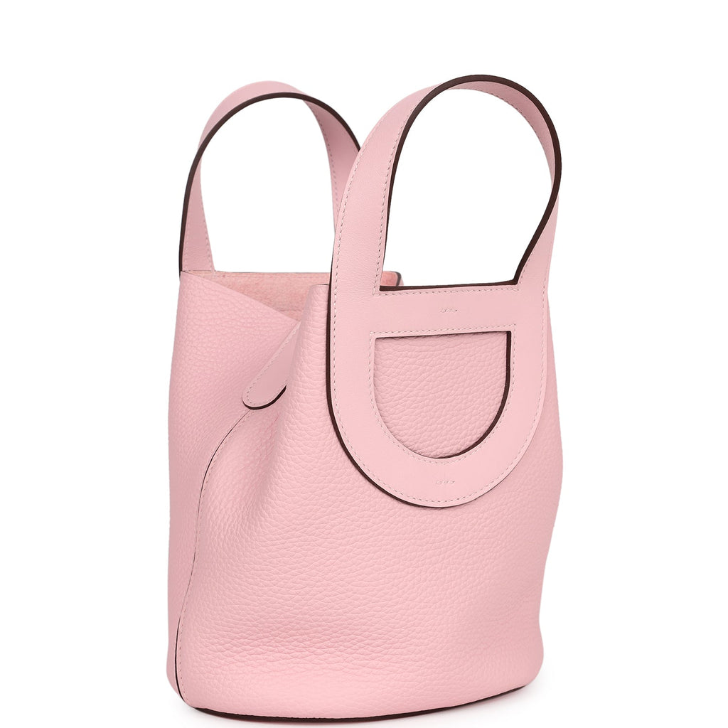 Hermes In-The-Loop 18 Rose Sakura Clemence and Swift Palladium Hardware - Image 3