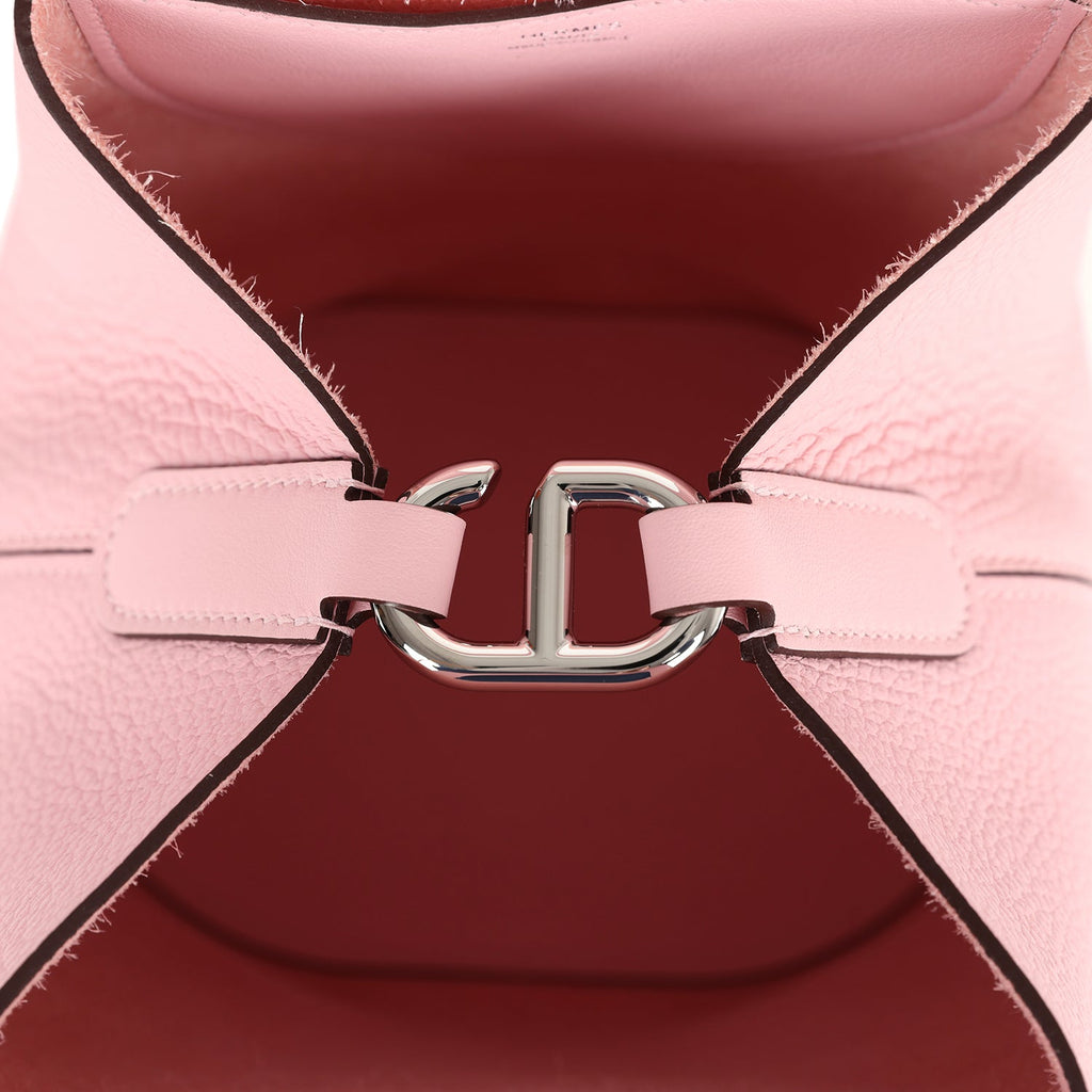 Hermes In-The-Loop 18 Rose Sakura Clemence and Swift Palladium Hardware - Image 8