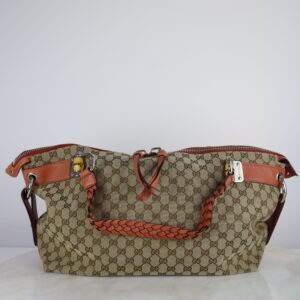 Gucci Bicolor Bamboo Bar Medium Bag