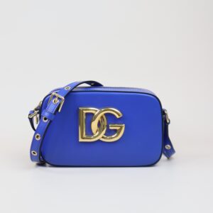 Dolce & Gabbana Blue D&G Logo Camera 3.5 Crossbody Bag