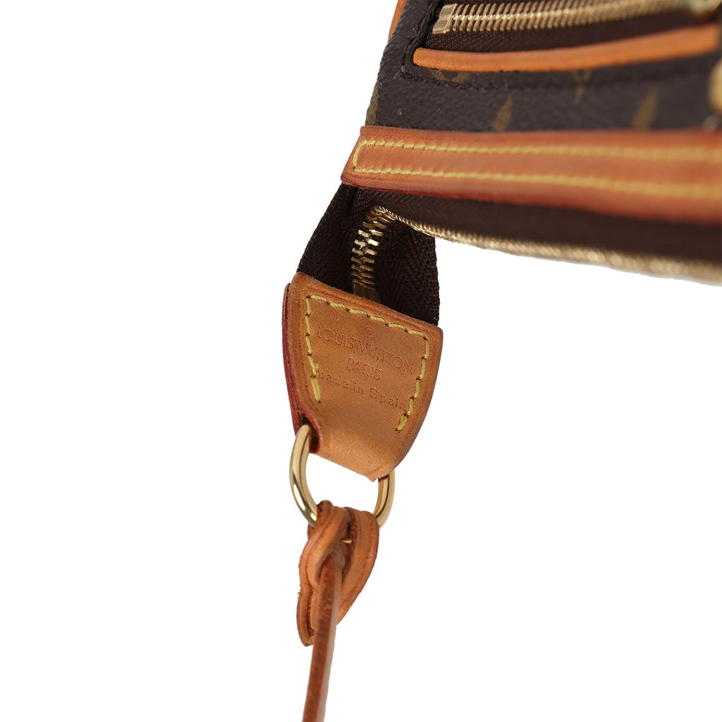 Vintage Louis Vuitton Pochette Accessories Brown Monogram Rivet Gold Hardware - Image 10