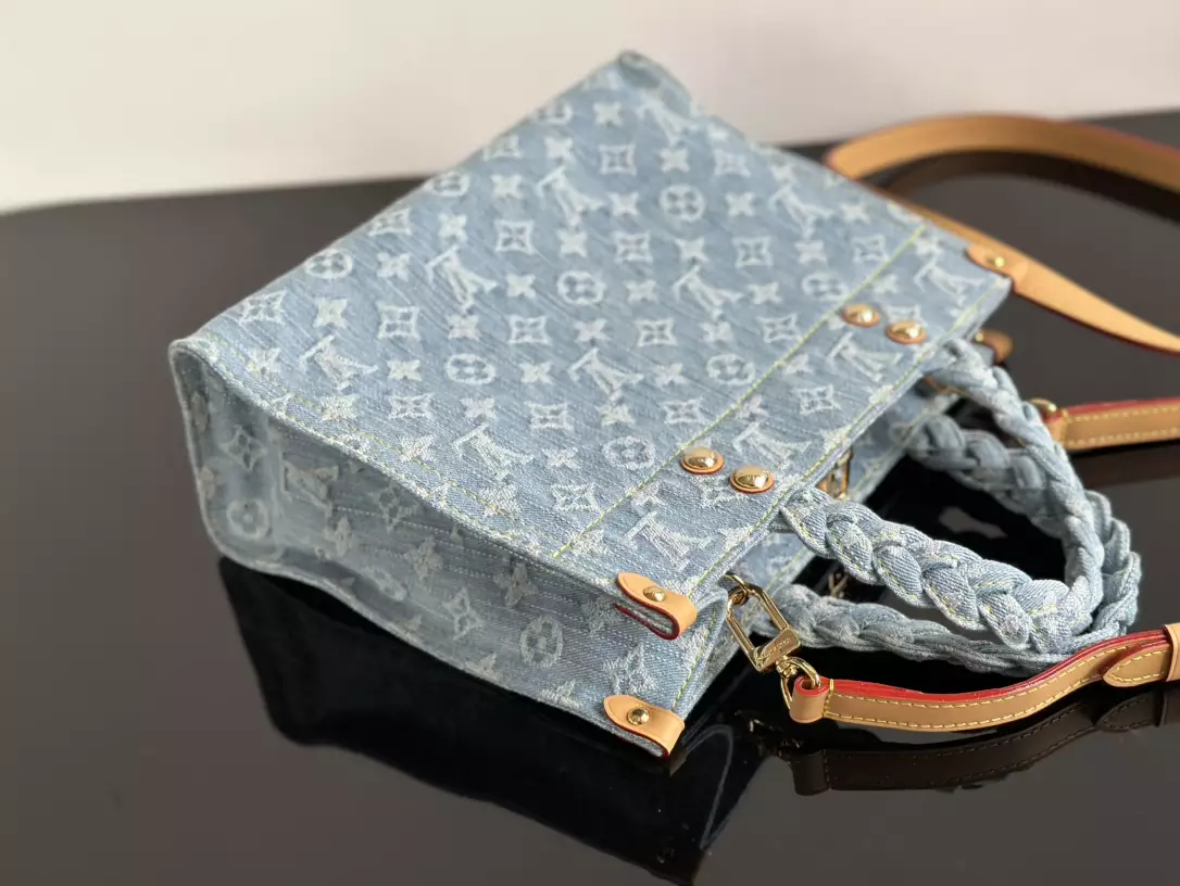 Let Go PM Sky Denim Monogram Denim - Repbags.ru - Image 7