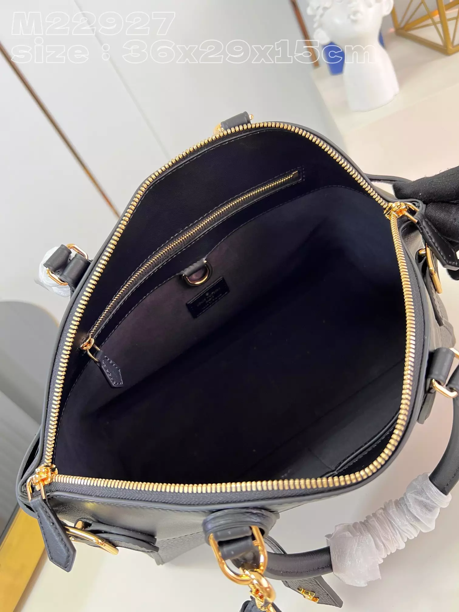 Lock It MM High End Black Taurillon Leather - Repbags.ru - Image 11