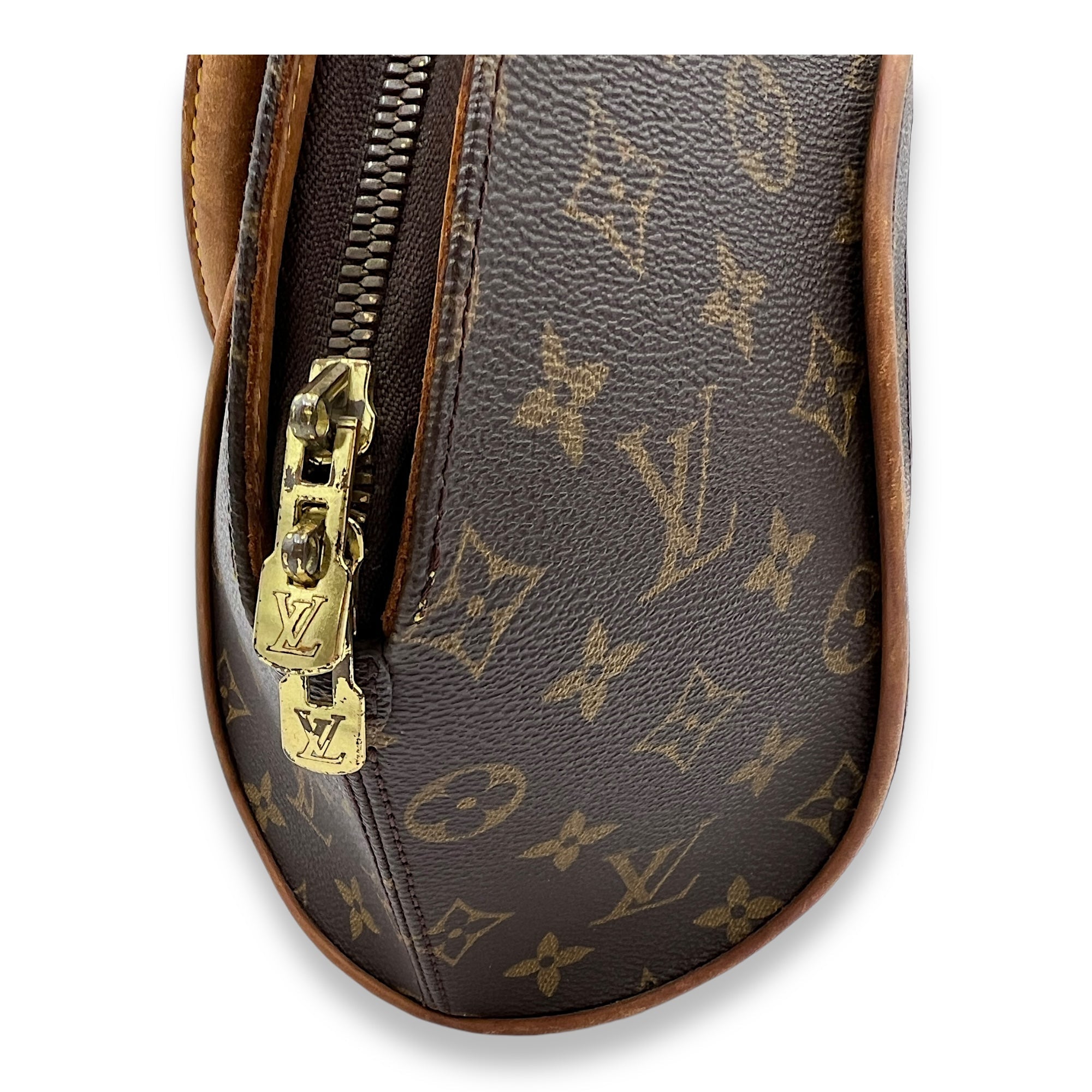 Ellipse Top Handle Bag Brown in Monogram Coated Canvas, Gold hardware - Image 10