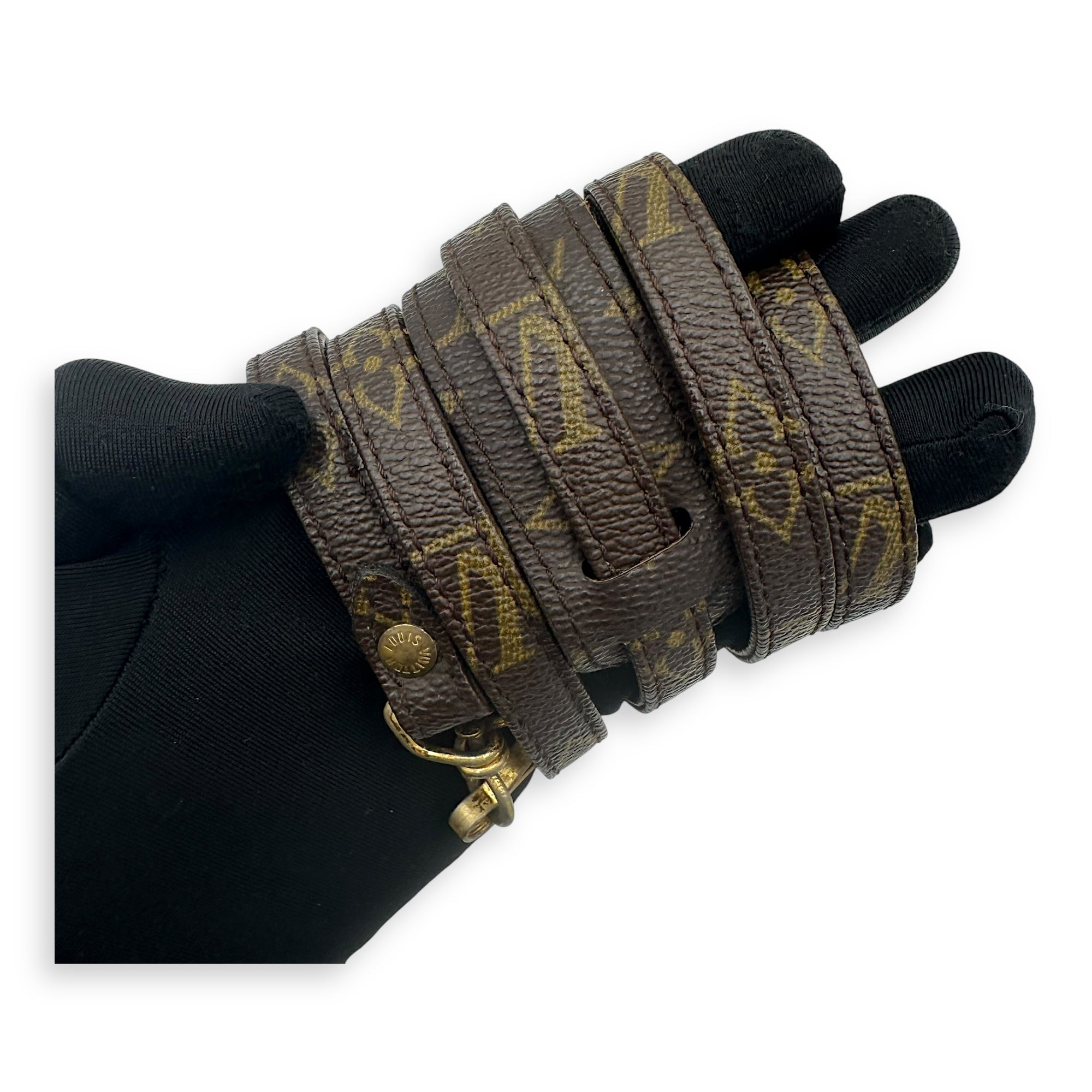 Speedy Top Handle Bag Brown in Monogram Coated Canvas, Gold hardware - Image 18