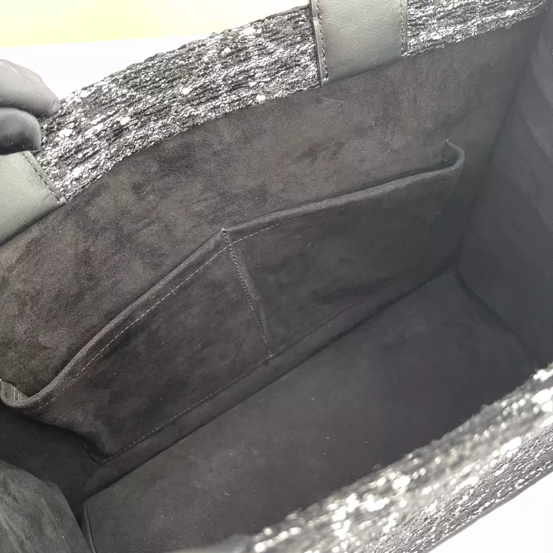 Medium Dior Book Tote Black Cannage Tweed - Repbags.ru - Image 9