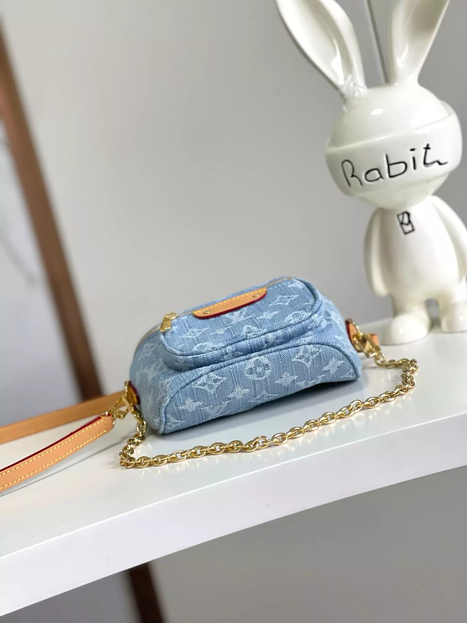 Mini Bumbag Sky Denim Monogram Denim - Repbags.ru - Image 7